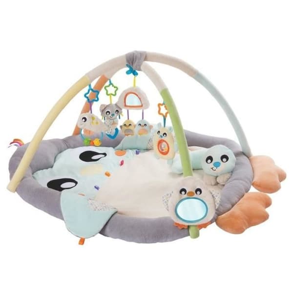 Snuggle Me Penguin Tummy Time Gym Vem skulle inte vilja få en varm kram från detta gosiga pingvingym