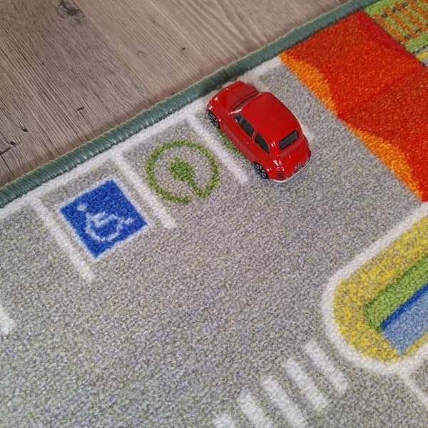 Lekmatta för barn – fordon mobility 130 x 200 cm