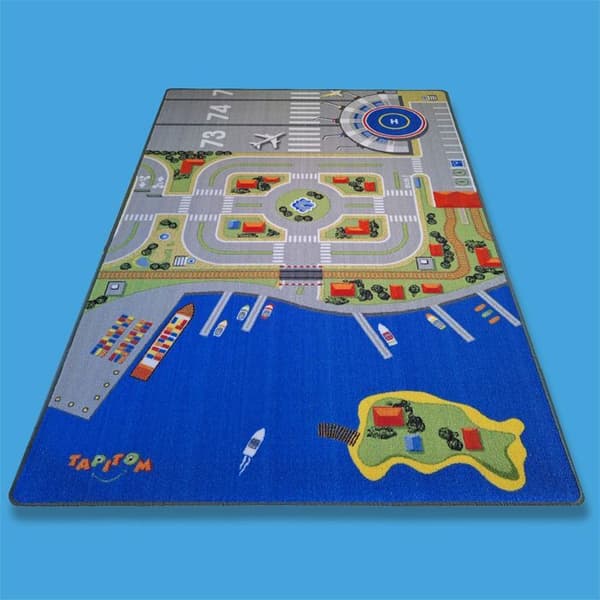 Lekmatta för barn – fordon mobility 130 x 200 cm