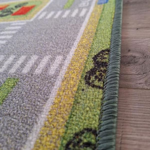 Lekmatta för barn – fordon 95 x 133 cm