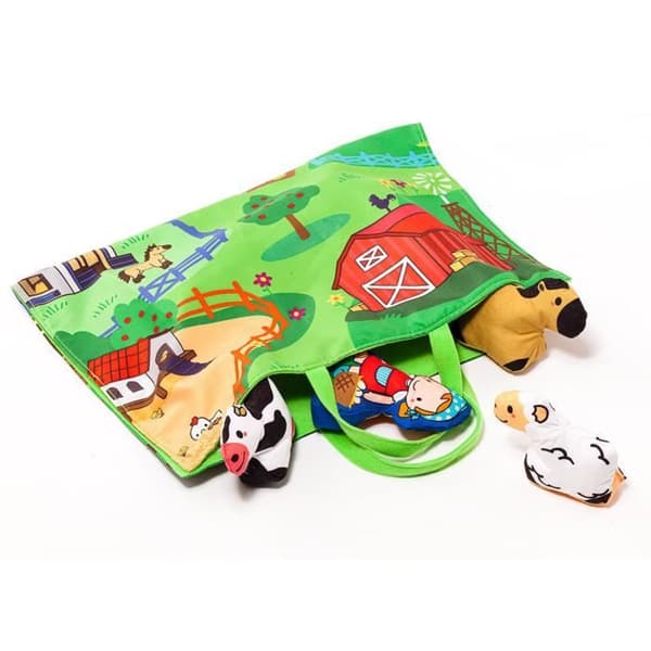 Lekmatta - MOLTO - Farm &amp; Fun - Flerfärgad - Inomhus - Baby - 12 månader