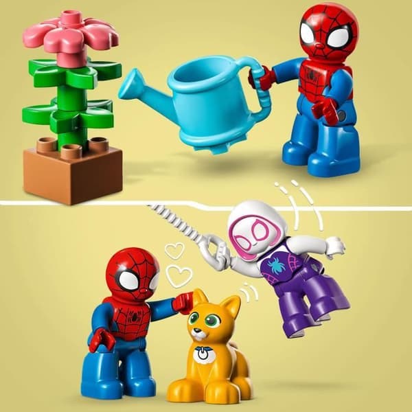 LEGO DUPLO Marvel 10995 The House of Spider-Man, Toy Children 2 Years, Spidey and Friends