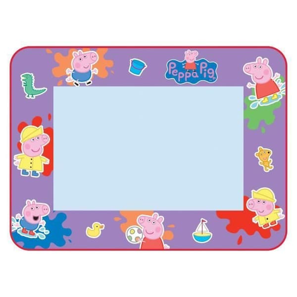 Aquadoodle Peppa Pig Rug - TOMY Brand - Peppa Pig License - För barn Flickor - Flerfärgad