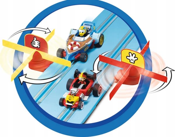 CARRERA FØRSTE MICKEY MOUSE RACERBANE + 2 MICKEY MOUSE BILER