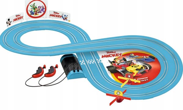 CARRERA FØRSTE MICKEY MOUSE RACERBANE + 2 MICKEY MOUSE BILER