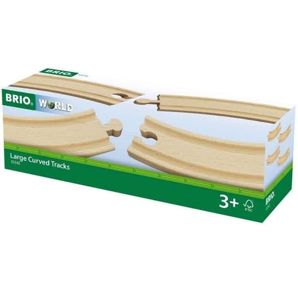 Böjda bokstänger - BRIO - Set om 4 - Blandat - från 3 år och uppåt