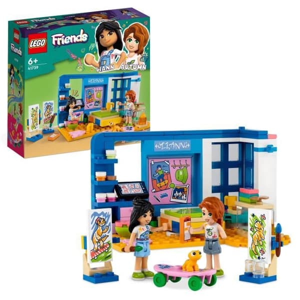 LEGO® Friends 41739 Liann's Room, Mini-Doll House Toy, för barn 6 år