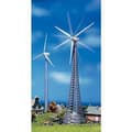Miniatyrbild 3 av 3: Modelltillverkning - FALLER - Nordex vindenergiinstallation - Med motor och 3-bladig rotor