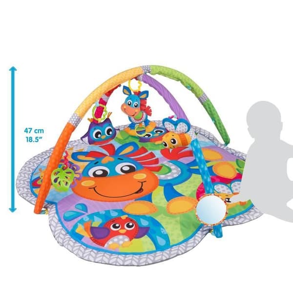 Playgro fyrbent hästklämma Clop lekmatta, musikmatta, från födseln, flerfärgad, 40203