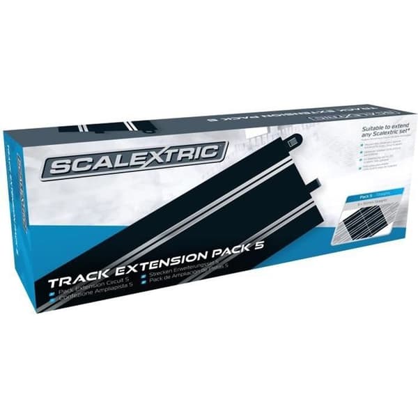 Kretsförlängning - Scalextric - Pack 5 Rak Standard 350 mm C8205