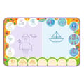 Miniatyrbild 3 av 6: Ritmatta - AQUA DOODLE - Mina teckningar med former - Barn - L75 x D0,3 x Ht48 cm - Blå