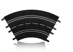 Carrera Toys Curve 1 / 60 degrees, Svart