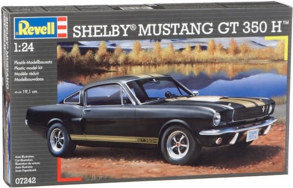 Revell Shelby Mustang GT 350 H, Sportsbil, Monteringssett, 1:24, Shelby Mustang GT 350 H, Alle kjønn, Plast