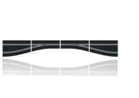 Carrera Toys Narrow section, Sort