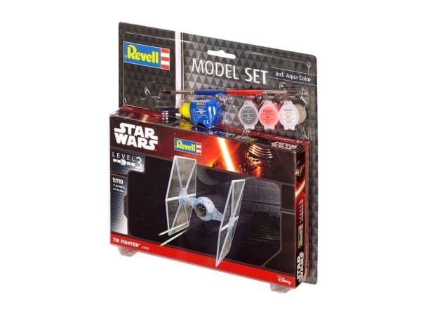 Revell Model Set TIE Fighter, Spaceplane model, Kokoamispakkaus, 1:110, TIE, Star Wars, Edistynyt