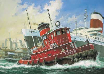 Byggsats för modellfartyg Revell Harbour Tug Boat 05207 1:108