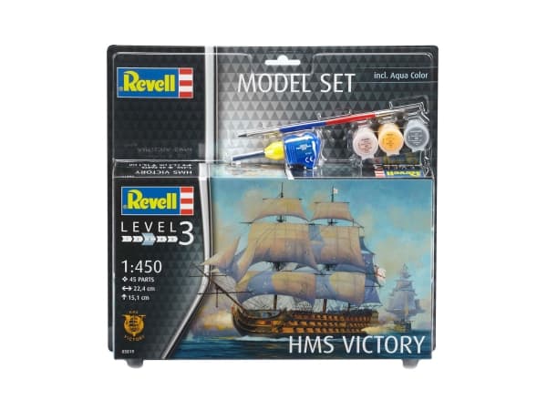 Revell - 65819 - Maquette Model Set Amiral Nelson Flagship, 120 år