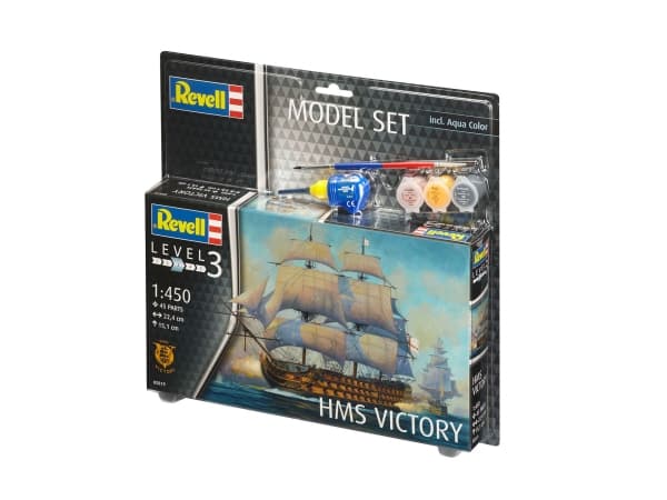 Revell - 65819 - Maquette Model Set Amiral Nelson Flagship, 120 år
