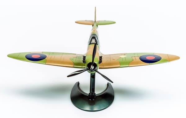 Airfix Spitfire, Flymodell med fastvinge, Monteringssett, Spitfire, 34 stykker, Militært luftfartøy, Grønn
