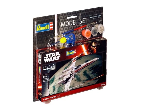 Revell Model Set X-wing Fighter, Romflymodell, Monteringssett, 1:112, X-wing, Star Wars, Avansert