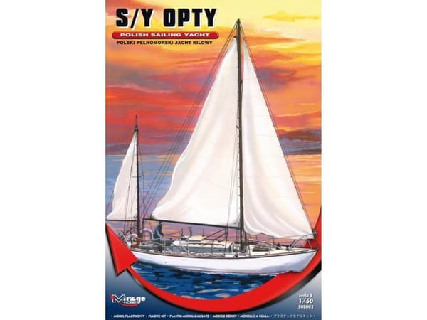 Mirage Hobby 508002 Model Kit S/Y Optical Polish Sailing Yacht