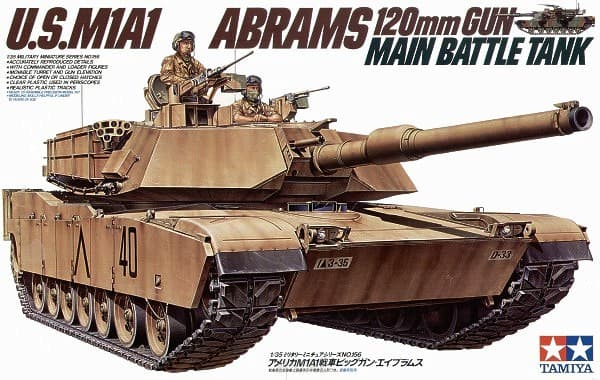 Tamiya U.S. M1A1 Abrams -tankki