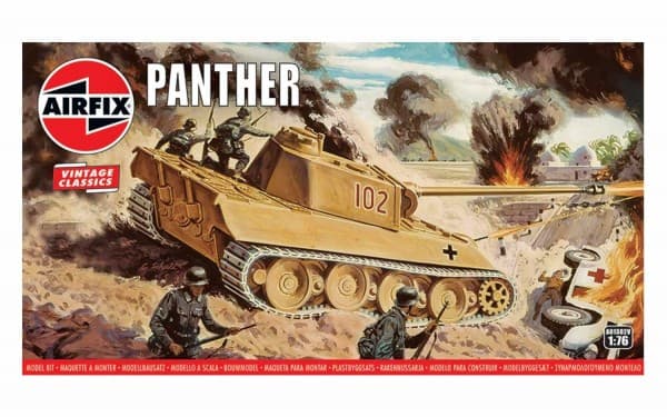 Airfix 01302V, Tank model, Montert på forhånd, 1:76, Panther, Hankjønn, Plast