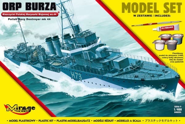 Mirage ORP 'BURZA' - wz.44 [Puolan toisen maailmansodan hävittäjä] (MI/840094)
