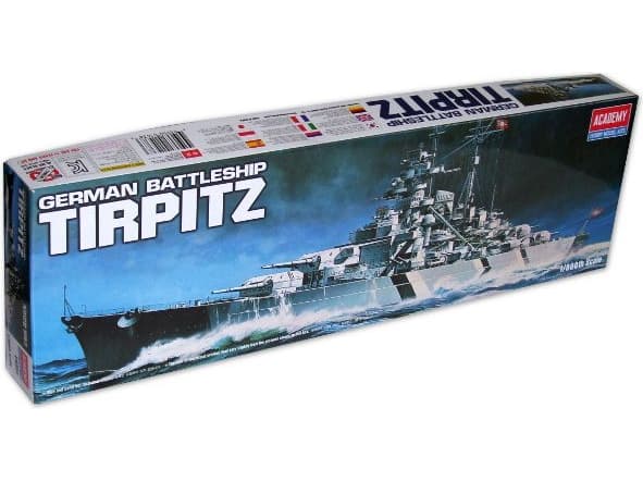 ACADEMY Battleship Tirpit fra 1:800