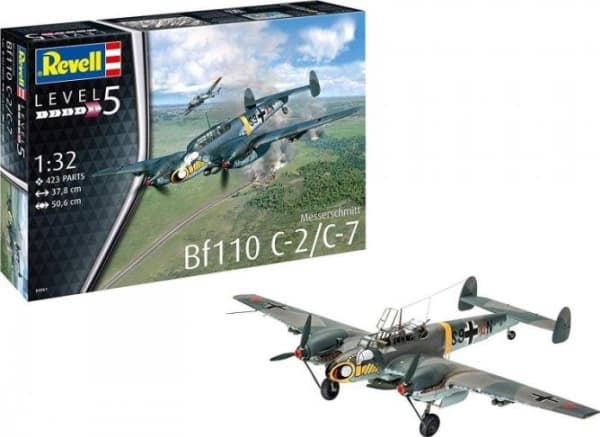 Revell - Messerschmitt Bf110 C-7, 1/32, 04961