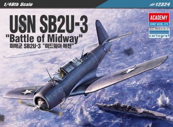 ACADEMY USN SB2U-3 Vindi cator Midwayn taistelu