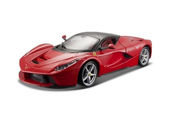 BBURAGO Ferrari LaFerrari, Superbil, Montert på forhånd, 1:24, Ferrari LaFerrari, Alle kjønn, Metall, Plast