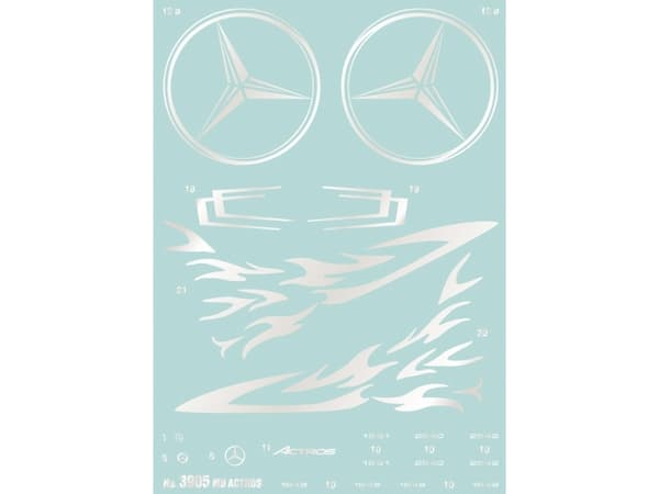Italeri Mercedes Benz Actros MP4 Gigaspace, Monteringssats, Modellastbil / -släp, 1:24, Mercedes Benz Actros MP4 Gigaspace, Alla, Plast