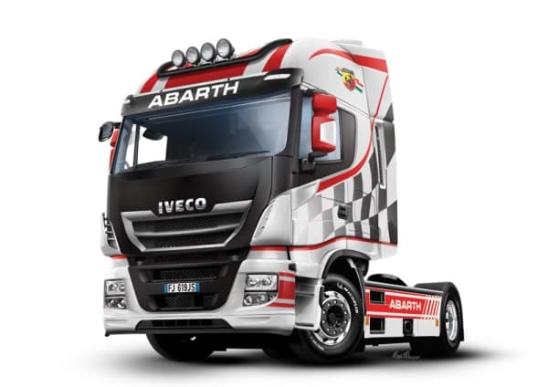 Italeri Iveco Hi-Way E5 Abarth, Truck/trailer, Monteringssett, 1:24, IVECO HI-WAY E5 ABARTH, Alle kjønn, Plast