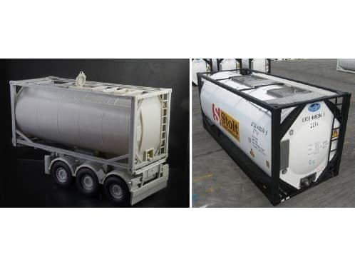 Kuorma-automallisarja Italeri Tecnokar Trailer w/ 20ft Tank 3929 1:24 1:24