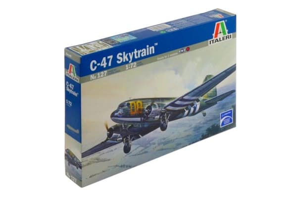 Italeri C - 47 SkyTrain, Luftfarkostmodell med fast vinge, Monteringssats, 1:72, C - 47 SkyTrain, Alla, Plast