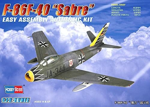 Hobbyboss 1:72 Scale F-86F-40 Sabre Diecast Model Kit