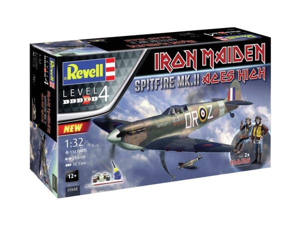 Revell Spitfire Mk.II, 1:32, Monteringssats, Flygplan med fasta vingar, 115 st