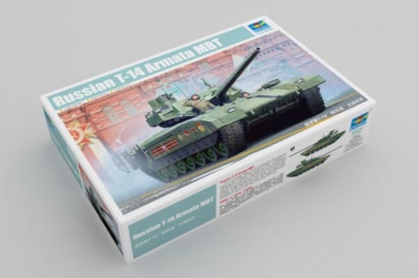 Plastic model of Russian T-14 Cannon MBT