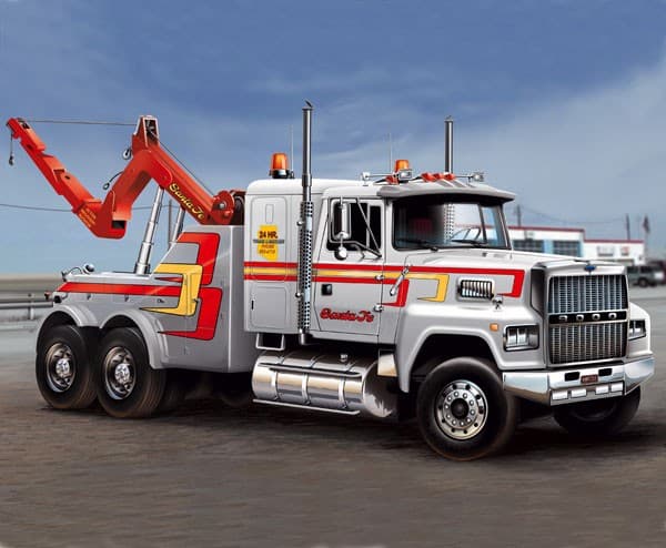 Italeri US WRECKER TRUCK, Truck/trailer, Monteringssett, 1:24, US WRECKER TRUCK, Alle kjønn, Plast