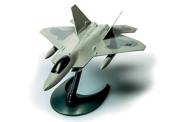 Airfix QUICK BUILD F22 Raptor, Flymodell med fastvinge, Monteringssett, F22 Raptor, Alle kjønn, Plast, 24 stykker