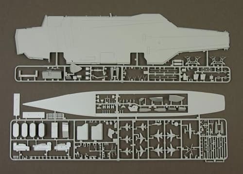 Italeri 5533, Monteringssats, 1:720, U.S.S. RONALD REAGAN, Multifärg, USA, Modellskepp