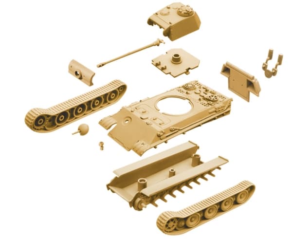 Italeri PZ. KPFW. V PANTHER AUSF.G, 1:72, Monteringssett, Tank, PZ. KPFW. V PANTHER AUSF.G, Plastikk, Second World War