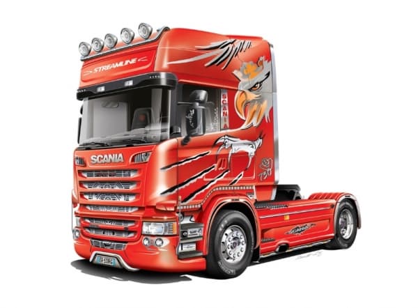 Italeri 3906, Modellastbil / -släp, Monteringssats, 1:24, SCANIA R730 V8, Multifärg, Sverige