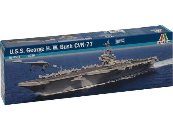 Italeri 5534, Kokoamispakkaus, 1:720, Harmaa, Monivärinen, Yhdysvallat, Pienoismallilaiva, 447 mm