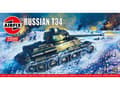 Miniatyrbild 4 av 5: Airfix 01316V, Tank model, Förmonterad, 1:76, Russian T34, Hankoppling, Plast