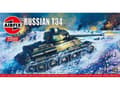Miniatyrbild 2 av 5: Airfix 01316V, Tank model, Förmonterad, 1:76, Russian T34, Hankoppling, Plast