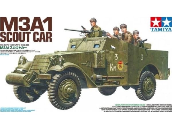 TAMIYA M3A1 partiovaunu