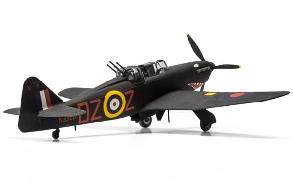 Airfix A02069, Luftfarkostmodell med fast vinge, Monteringssats, 1:72, Boulton Paul Defiant Mk.I, Alla, Plast