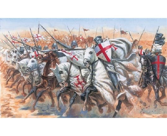 Italeri 510006125 - 1:72, Templarriddere, middelalder